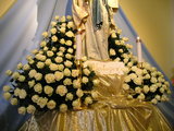 Decoration of Statue of Our Lady of Lourdes at the St. James Church