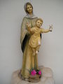 The Statue of Madonna with Jesus at the "Campo della Vita" Chapel