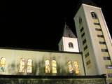 East side of St. James Church at the night