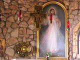 Statue of the Divine Mercy in Oasis of Peace Chapel